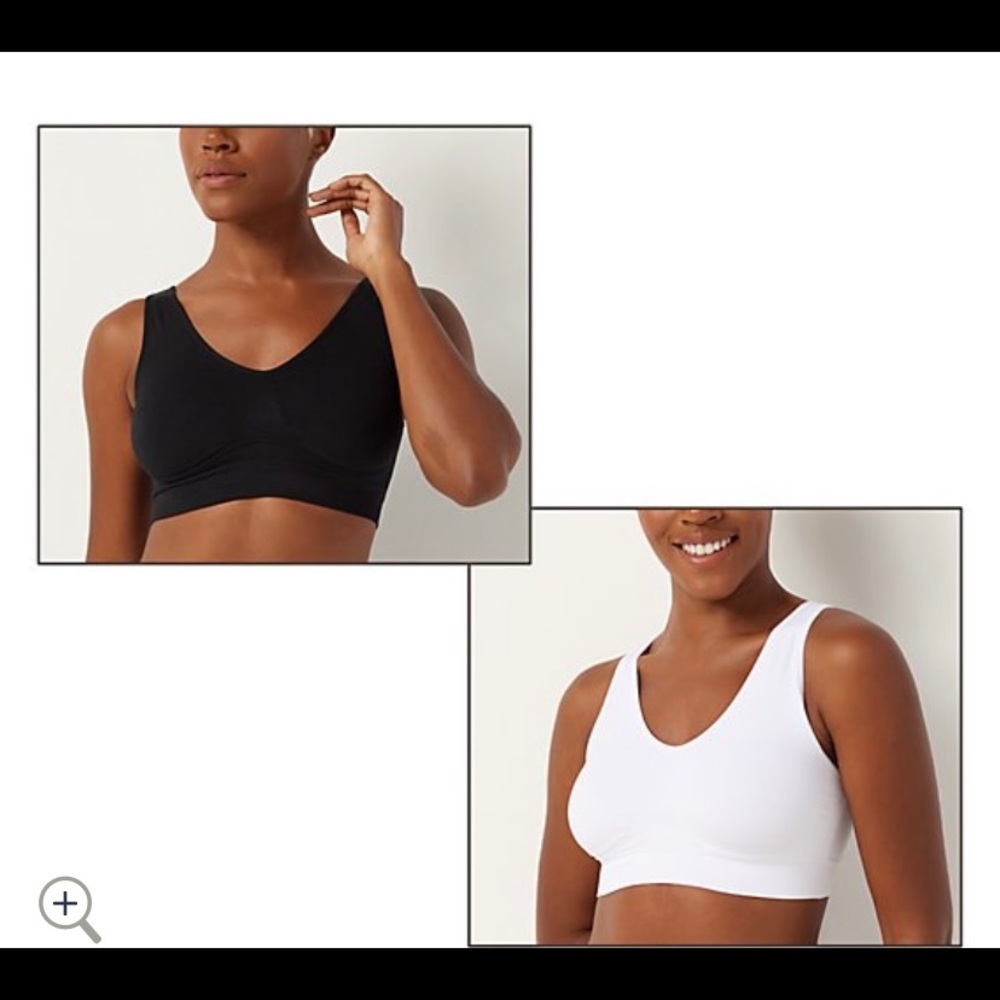 Set of two Breezies bras.
